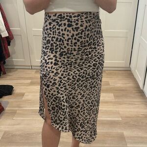 Dynamite leopard skirt